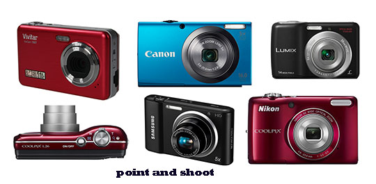 compact cameras point and shoot 