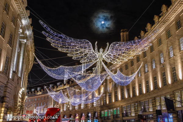 Christmas Lights in Regent Street, London